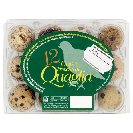 12 Uova Fresche di Quaglia